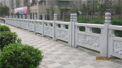 下沙沿江大道石栏杆工程